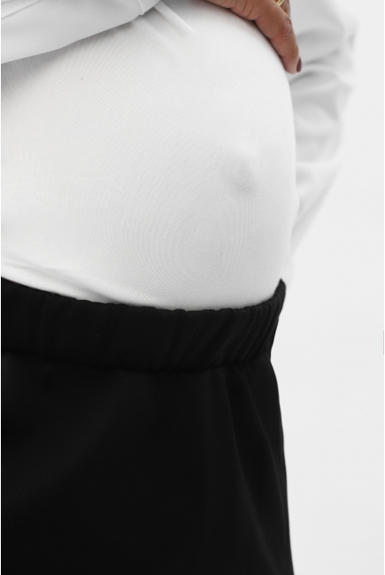 Юбка-карандаш для беременных и родивших универсальная, цвет черный