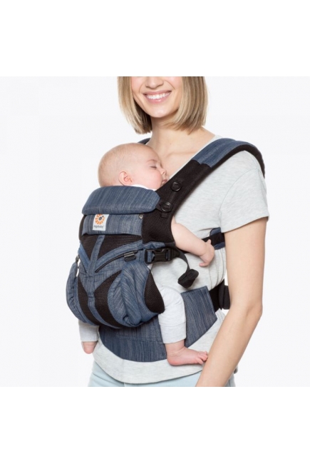 Эрго-рюкзак Ergobaby OMNI 360 Cool Air Mesh - Indigo Weave Эрго-рюкзак Ergobaby OMNI 360 Cool Air Mesh - Indigo Weave