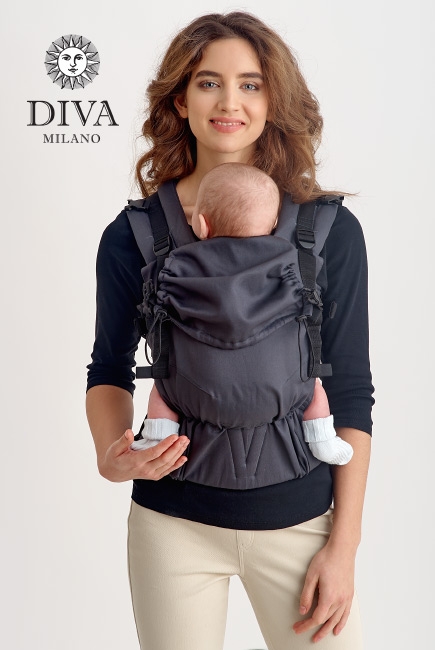 Эрго рюкзак Diva Canvas One!, Antracite Эрго рюкзак Diva Canvas One!, Antracite