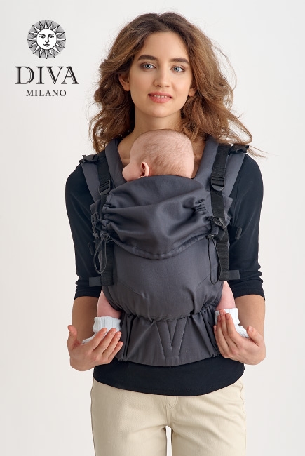 Эрго рюкзак Diva Canvas One!, Antracite Эрго рюкзак Diva Canvas One!, Antracite
