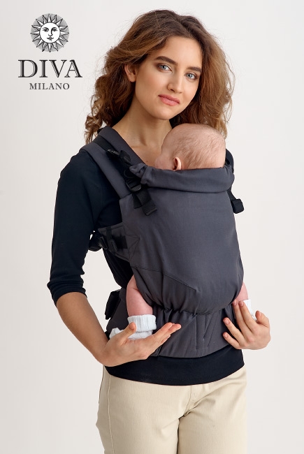 Эрго рюкзак Diva Canvas One!, Antracite Эрго рюкзак Diva Canvas One!, Antracite