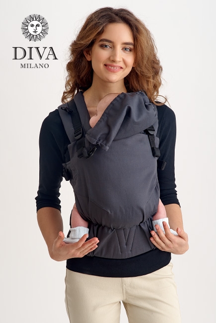 Эрго рюкзак Diva Canvas One!, Antracite Эрго рюкзак Diva Canvas One!, Antracite