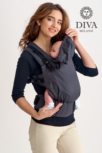 Эрго рюкзак Diva Canvas One!, Antracite Эрго рюкзак Diva Canvas One!, Antracite