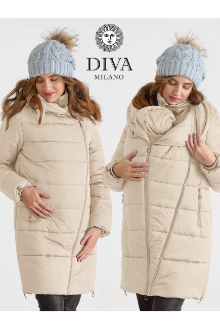 Слингокуртка зимняя (трансформер) 3в1, цвет бежевый