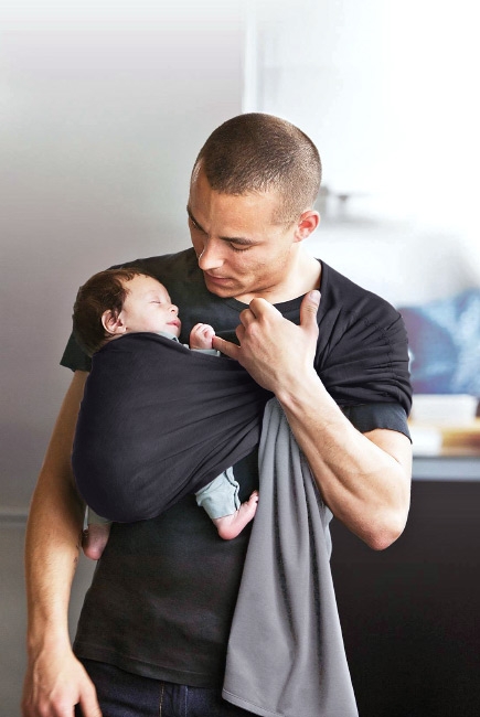 Слинг с кольцами трикотажный Diva Stretchy Grafite/Mist Слинг с кольцами трикотажный Diva Stretchy Grafite/Mist