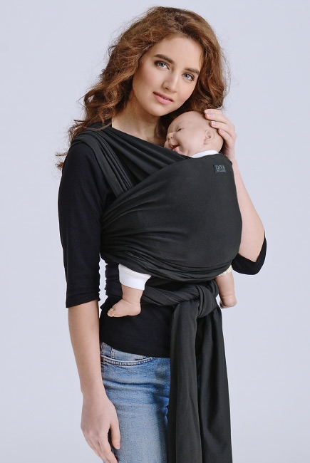 Трикотажный слинг-шарф Diva Stretchy, Nero Трикотажный слинг-шарф Diva Stretchy, Nero