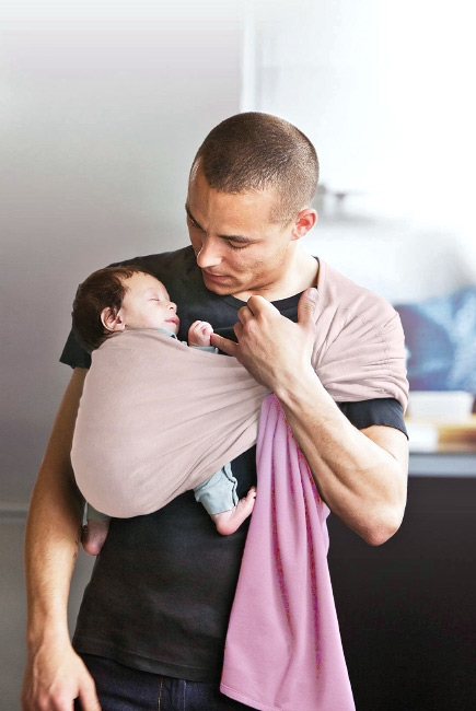 Слинг с кольцами трикотажный Diva Stretchy Pink/Beige Слинг с кольцами трикотажный Diva Stretchy Pink/Beige