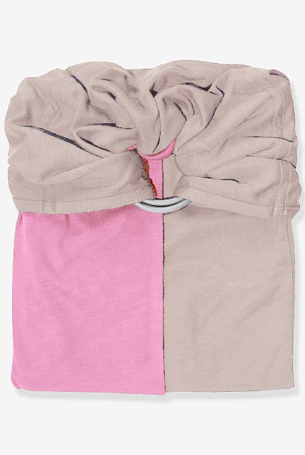 Слинг с кольцами трикотажный Diva Stretchy Pink/Beige Слинг с кольцами трикотажный Diva Stretchy Pink/Beige