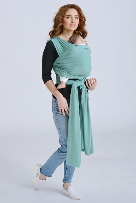 Слинг-шарф трикотажный Diva Stretchy, Sage Слинг-шарф трикотажный Diva Stretchy, Sage