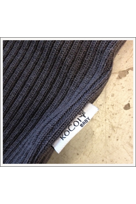 KoCoi Комбинезон детский из шерсти мериноса, графит (термобелье)