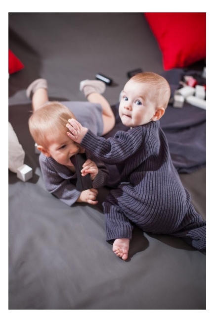 KoCoi Комбинезон детский из шерсти мериноса, графит (термобелье)