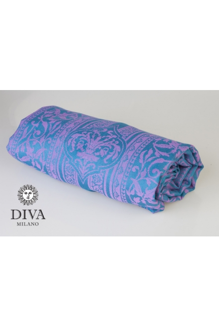 Слинг-шарф Diva Milano c коноплей, Flora Pavone Слинг-шарф Diva Milano c коноплей, Flora Pavone