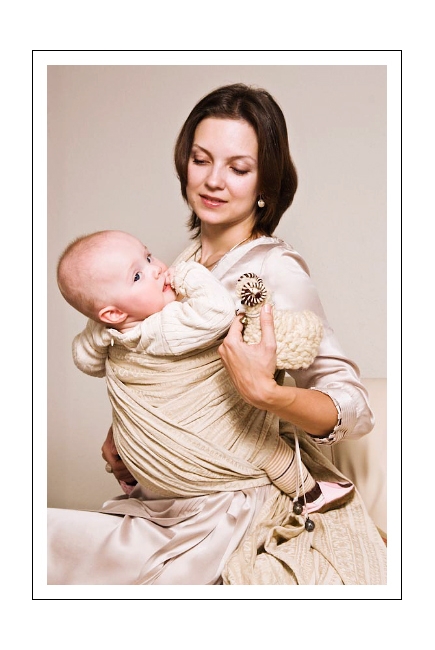 Слинг-шарф Ellevill Zara Natur Слинг-шарф Ellevill Zara Natur