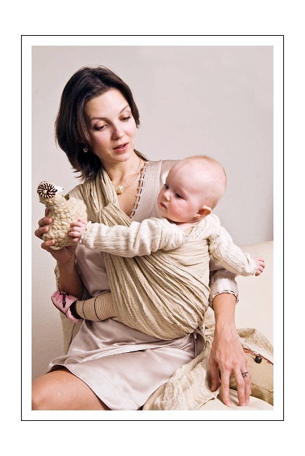 Слинг-шарф Ellevill Zara Natur Слинг-шарф Ellevill Zara Natur