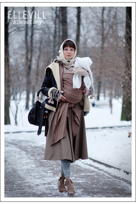 Слинг-шарф Ellevill Zara Chocco