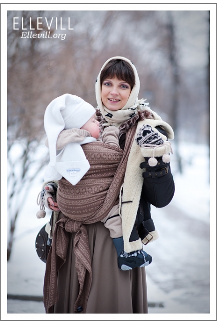 Слинг-шарф Ellevill Zara Chocco