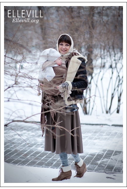 Слинг-шарф Ellevill Zara Chocco