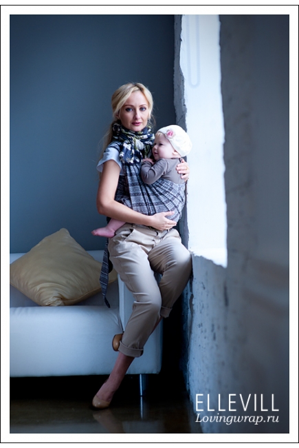 Слинг-шарф Ellevill Jade Brown