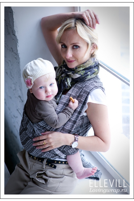 Слинг-шарф Ellevill Jade Brown