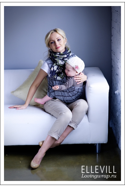 Слинг-шарф Ellevill Jade Brown