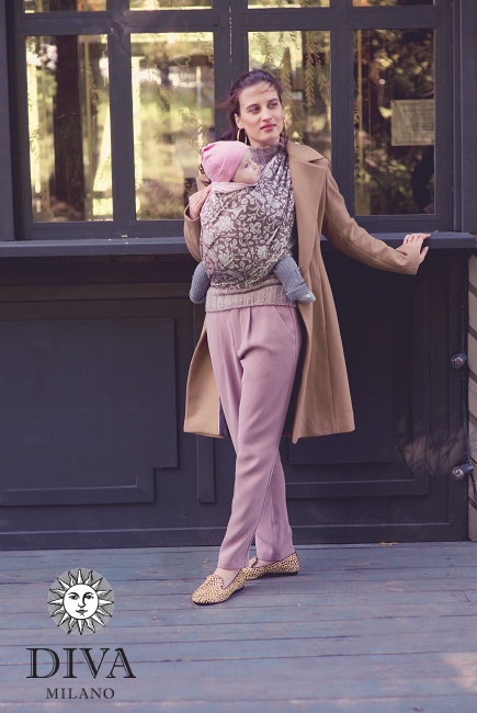 Слинг-шарф Diva Milano c коноплей, Rose Canella Слинг-шарф Diva Milano c коноплей, Rose Canella