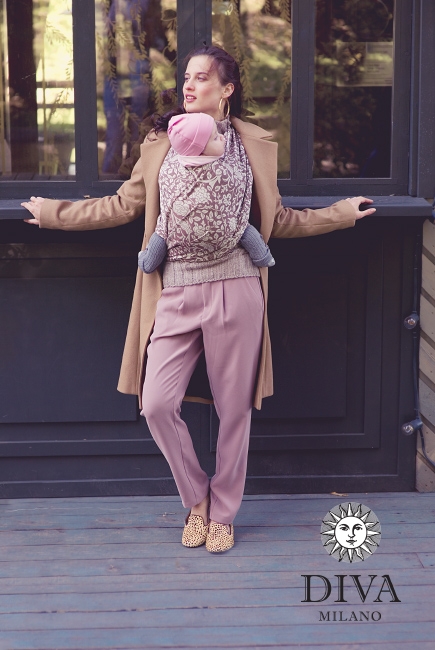 Слинг-шарф Diva Milano c коноплей, Rose Canella Слинг-шарф Diva Milano c коноплей, Rose Canella