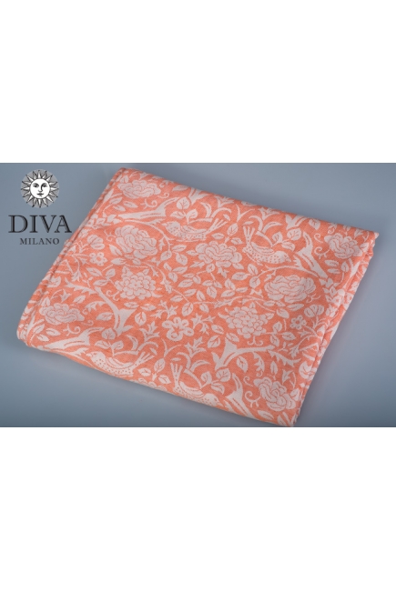 Слинг-шарф Diva Milano cо льном, Rose Arancio Слинг-шарф Diva Milano cо льном, Rose Arancio