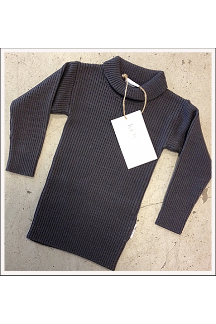 KoCoi Свитер детский из шерсти мериноса, графит