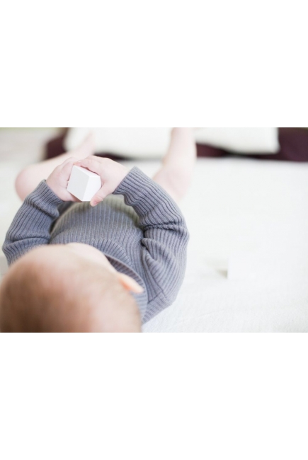 KoCoi Боди детский из шерсти мериноса, графит