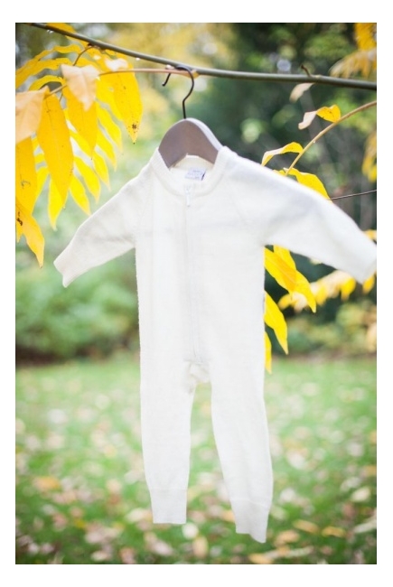 KoCoi Комбинезон-поддева детский из шерсти мериноса, натур