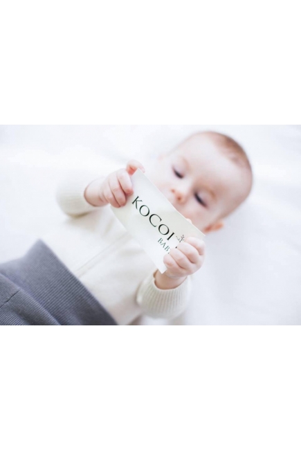 KoCoi Комбинезон-поддева детский из шерсти мериноса, натур