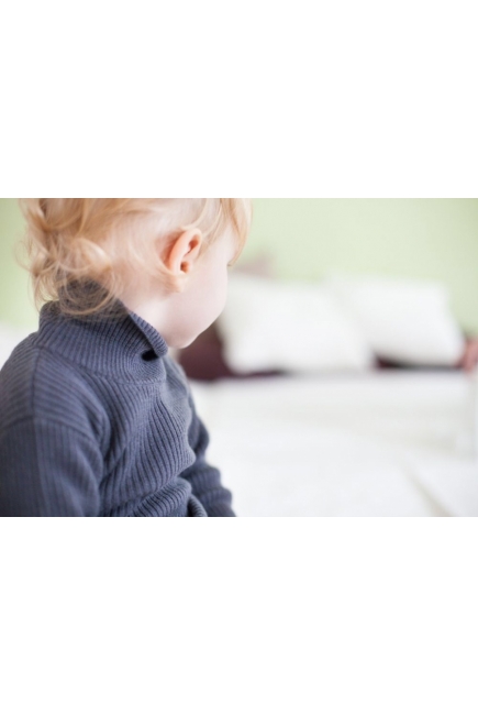 KoCoi Свитер детский из шерсти мериноса, графит