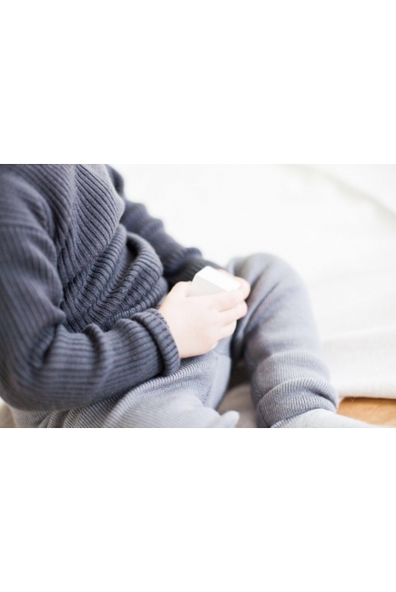 KoCoi Свитер детский из шерсти мериноса, графит