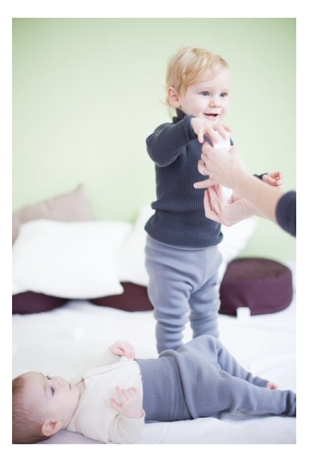 KoCoi Свитер детский из шерсти мериноса, графит