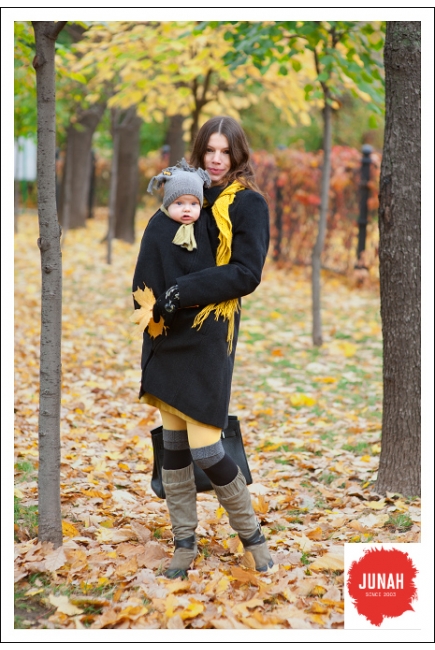 Слингопальто Junah, цвет графит