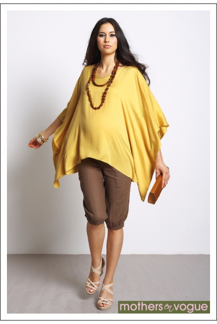 Топ для беременных Mothers en Vogue "Bianca Kaftan", цвет золотой