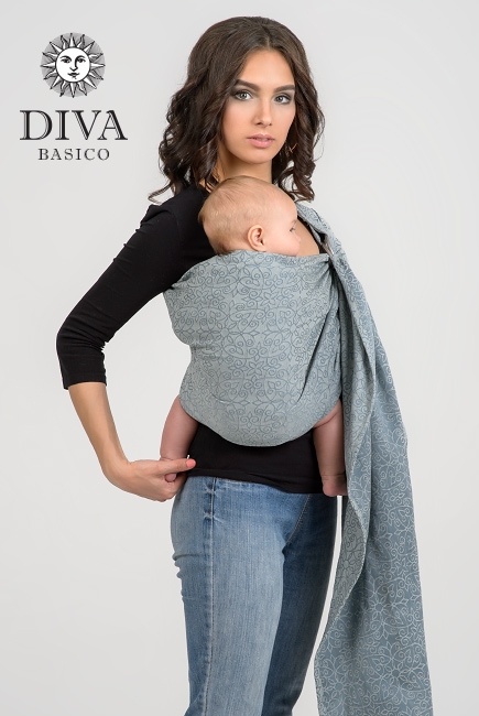 Слинг с кольцами Diva Basico, Argento Слинг с кольцами Diva Basico, Argento