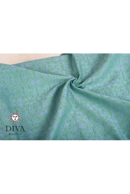 Май-слинг Diva Basico, Lime с капюшоном Май-слинг Diva Basico, Lime с капюшоном