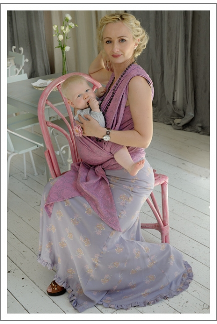 Слинг-шарф Ellevill Paisley Silver-Pink Слинг-шарф Ellevill Paisley Silver-Pink