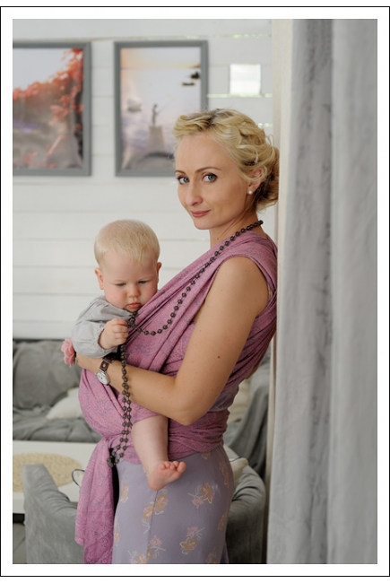 Слинг-шарф Ellevill Paisley Silver-Pink Слинг-шарф Ellevill Paisley Silver-Pink