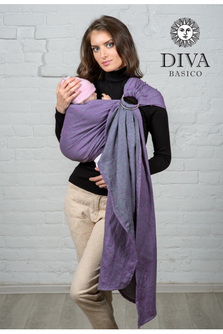 Слинг с кольцами Diva Basico, Lilla