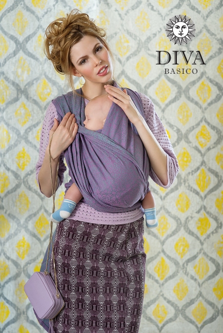 Слинг-шарф Diva Basico, Lilla Слинг-шарф Diva Basico, Lilla