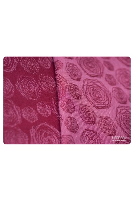 Слинг-шарф Nati Quadroses Carmin со льном