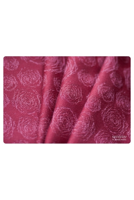 Слинг-шарф Nati Quadroses Carmin со льном