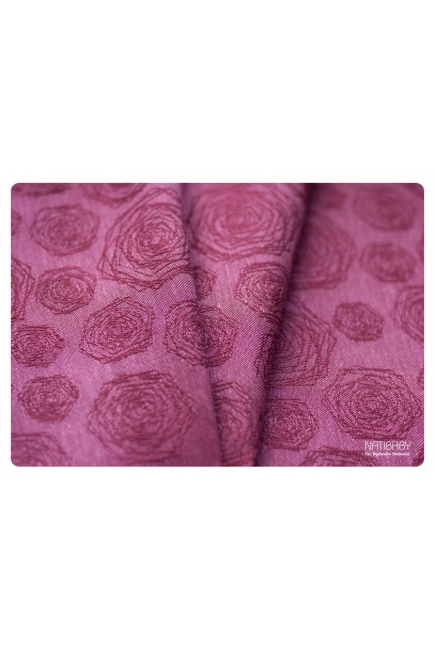 Слинг-шарф Nati Quadroses Carmin со льном