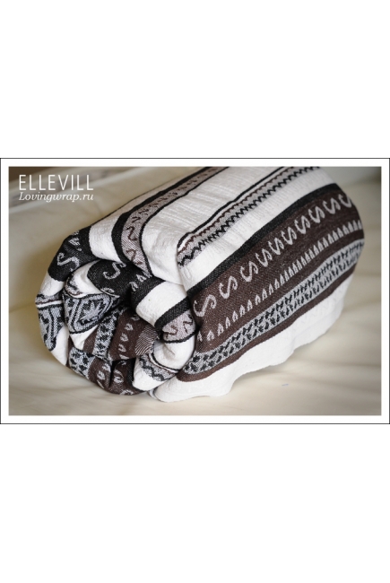 Слинг-шарф Ellevill Zara Tricolor Brown