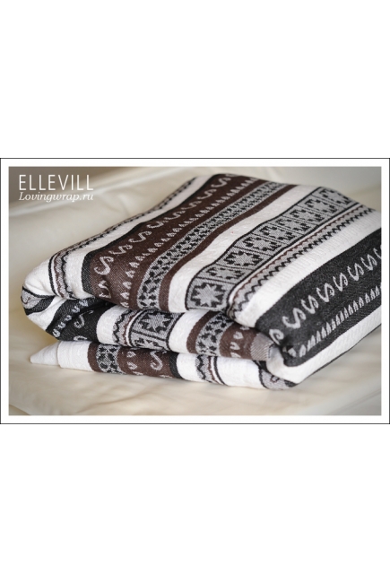 Слинг-шарф Ellevill Zara Tricolor Brown