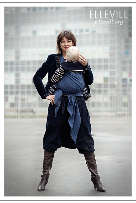 Слинг-шарф Ellevill Karma Blue