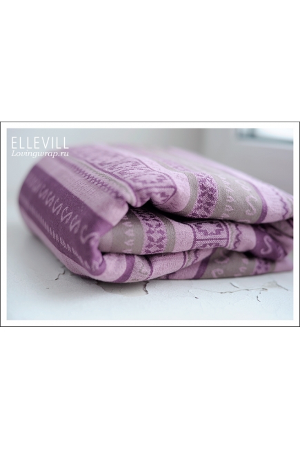 Слинг-шарф Ellevill Zara Tricolor Lavender
