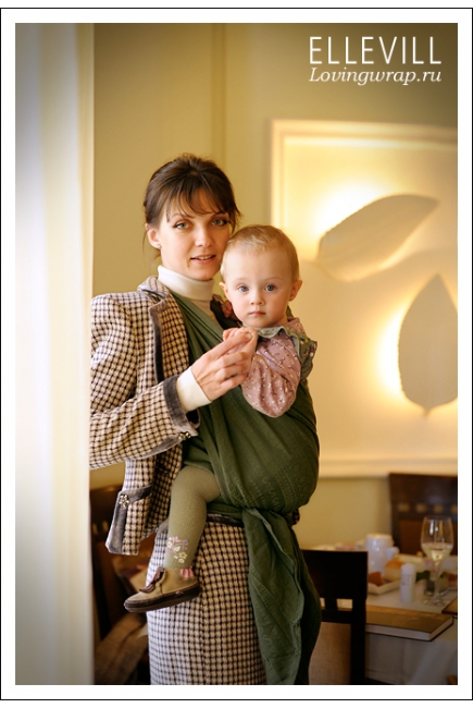 Слинг-шарф Ellevill Zara Leaf